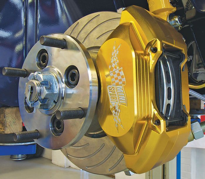Mini Sport 8.4" Vented Brake Kit with Alloy Calipers