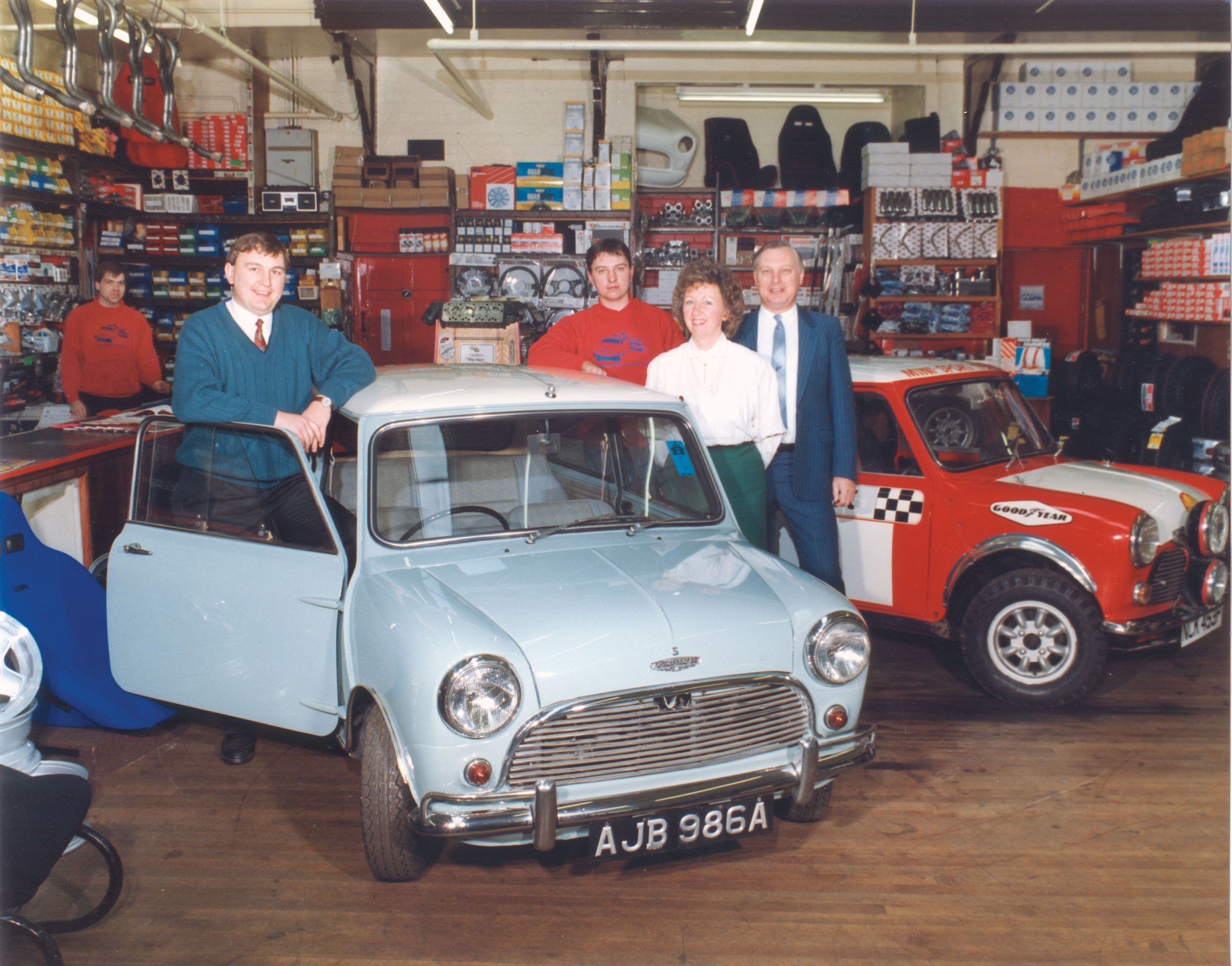 The Mini Sport Showroom back in 1994!