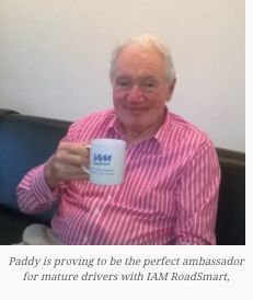 Paddy Hopkirk is the IAM RoadSmart Ambassador for mature drivers