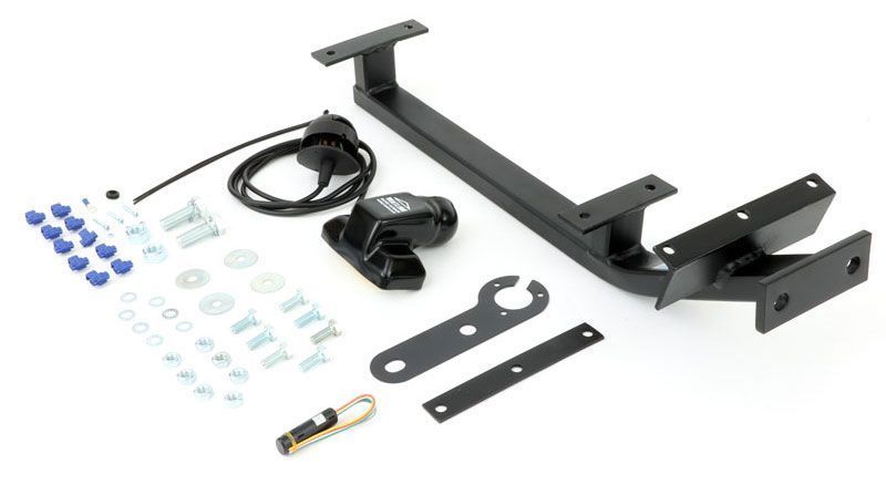 A Mini towing bar kit complete with all hardware, electrics, fittings and instructions.